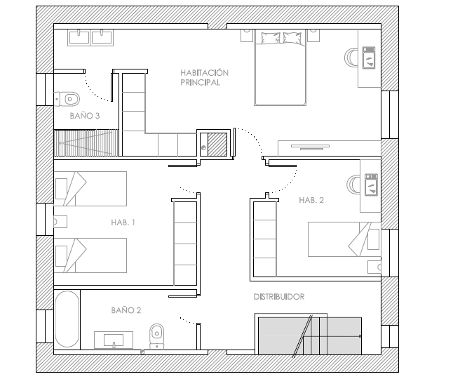 Plano vivienda